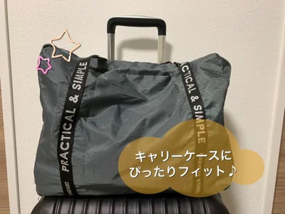 キャリーケースにしっかりフィット
