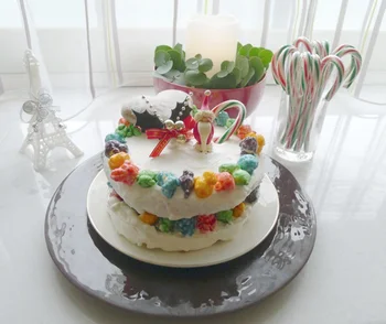 【画像】ポップコーンをケーキ仕立てにしてみた。めっちゃ派手派手しい！