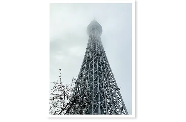 雨にけむる東京スカイツリー。せっかくの休日がまさかのお天気下り坂…っていう時、家族でどこに行きますか？