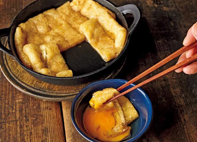 飲みすぎ注意のおつまみ！ きつねのすき焼き　リュウジさんの「ソッコー作れる！ほぼ100円飯」(5)