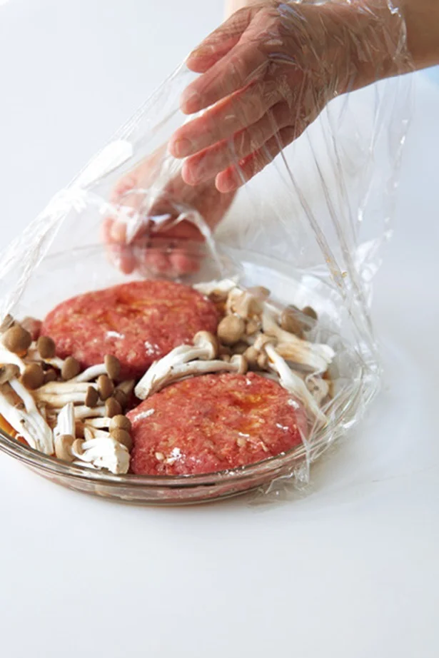 レンジで加熱する