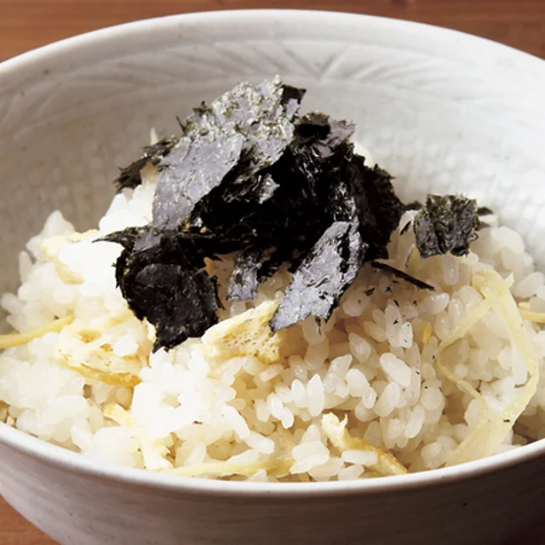 「塩味しょうがご飯」