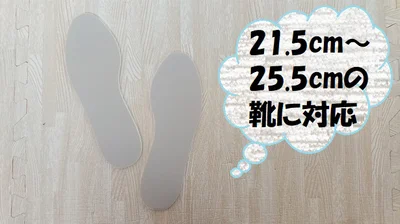 【画像】吸水速乾の珪藻土インソールで靴の中が蒸れ知らず！