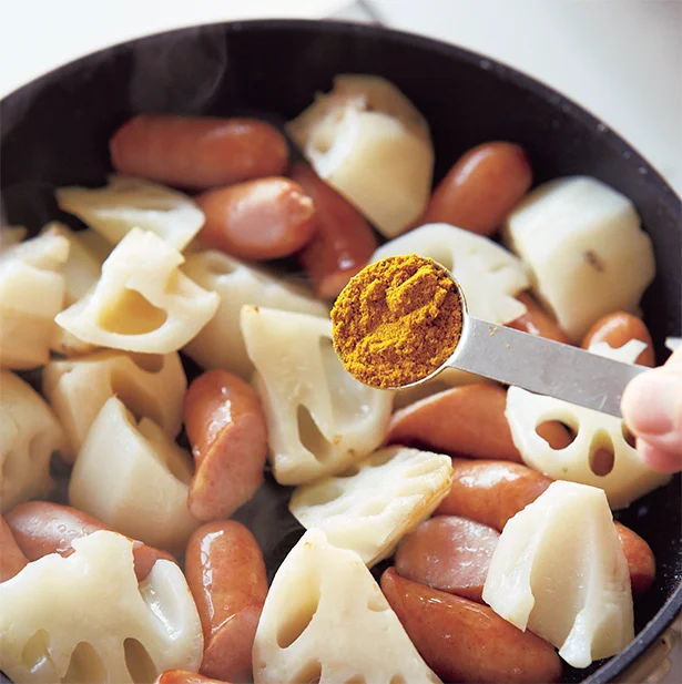 カレー粉で味変！