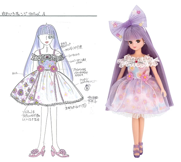 独占】私たち「リカちゃん」の洋服デザイナー！厚いベールに包まれた裏側大公開 秘密のデザイン画特別公開【2ページ目】 レタスクラブ
