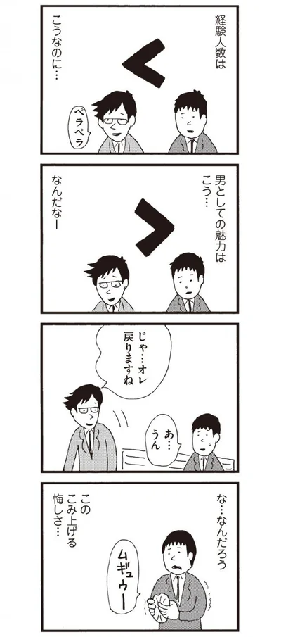 悔しさがこみ上げる…