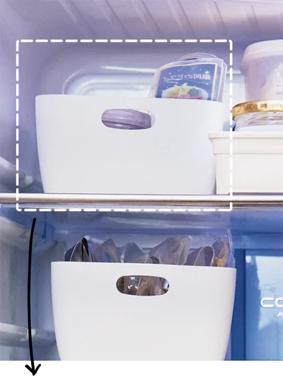 冷蔵庫の中にも〝夫の居場所〟を確保して