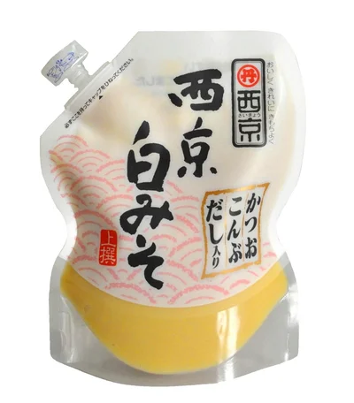 西京白みそにかつおと昆布のだしを合わせた「上撰だし入りSP250g」