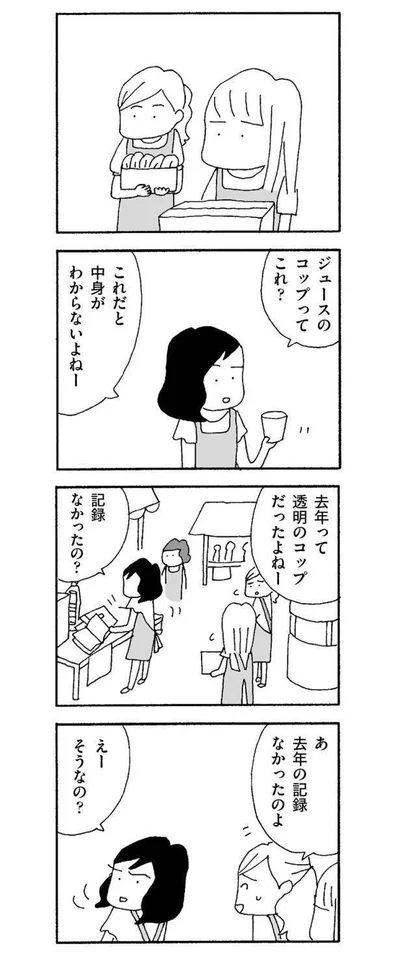 透明のコップじゃなきゃダメだった？