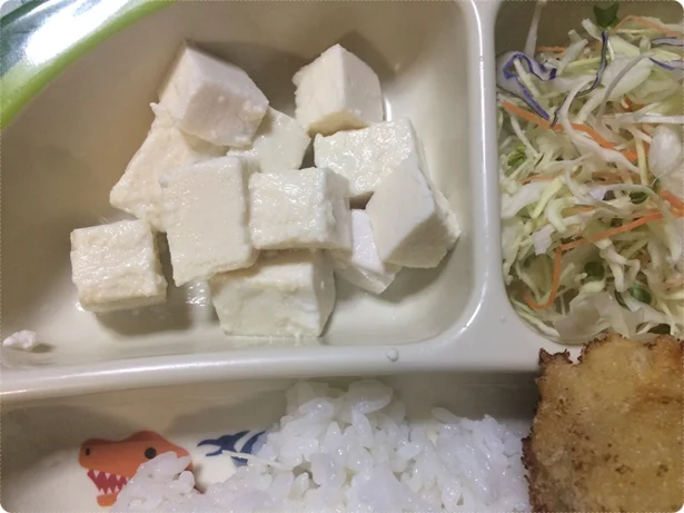 「豆腐さいの目カットプレート」でサイコロ豆腐が簡単にできました！