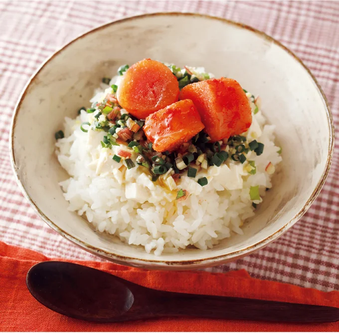 明太子のっけ丼