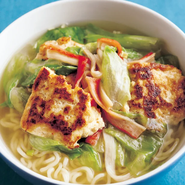 【画像を見る】誰でも簡単に作れる「中華風焼き豆腐ラーメン」