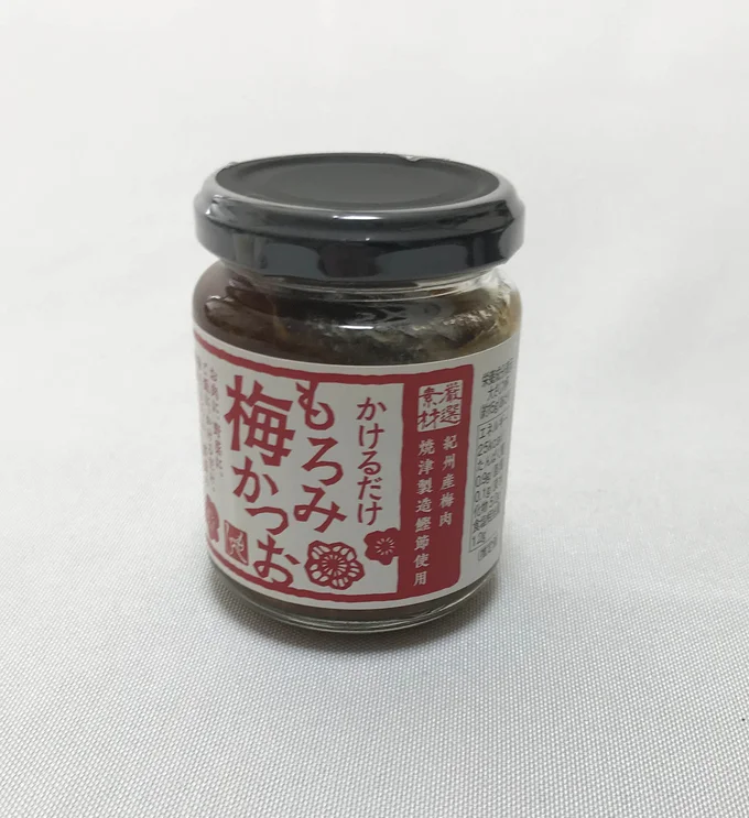 紀州産梅肉＆焼津製造鰹節使用「かけるだけ　もろみ梅かつお」