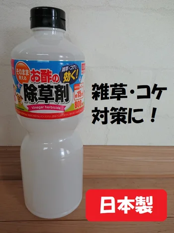 【ダイソー】「お酢の除草剤」で安全＆効率よく庭の雑草を除草！