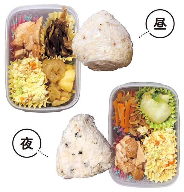 金▷豪華!昼夜別おかず弁当