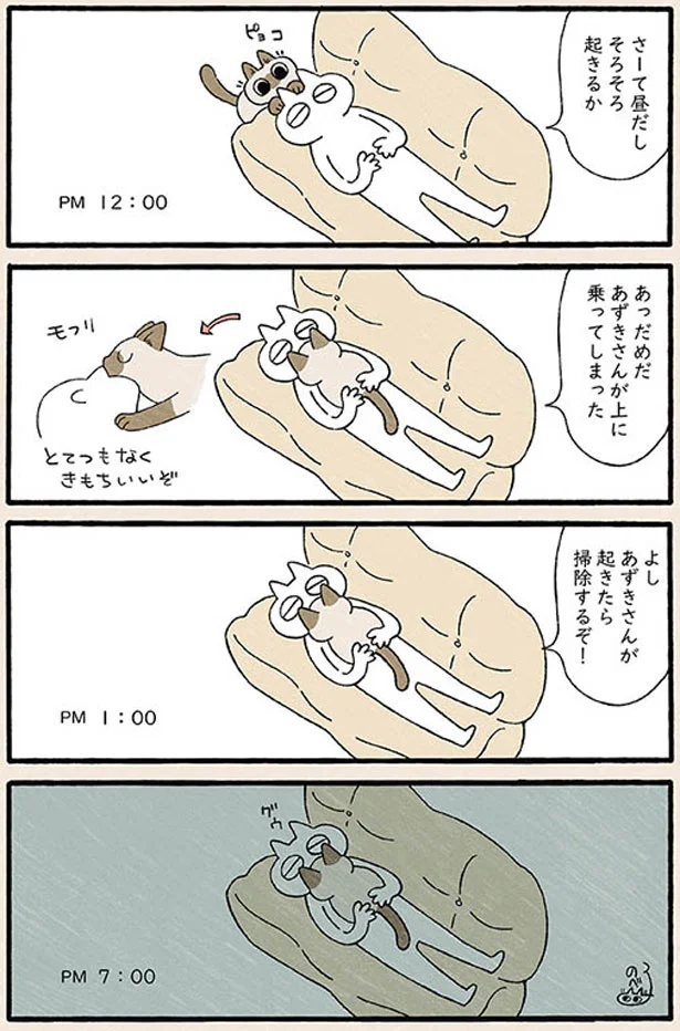 起きたら掃除するぞ！