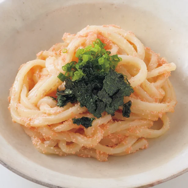 「たらこ焼きうどん」