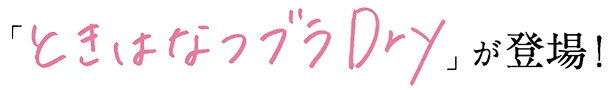 「ときはなつブラDry」が登場!