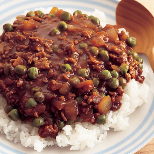 「グリーンピースキーマカレー」