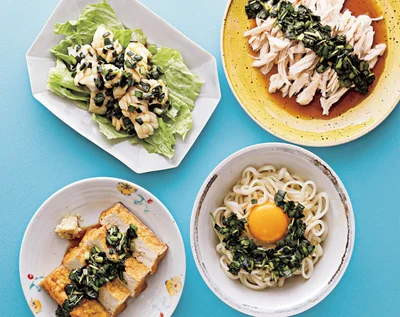 香り野菜を活用！ノンオイル万能だれ「にらと三つ葉のしょうゆだれ」のアレンジおかず4選