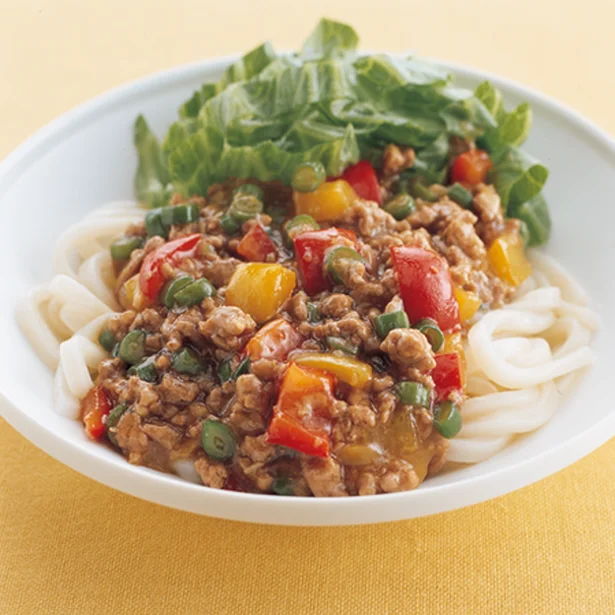 「カラフル夏野菜ジャージャー麺」