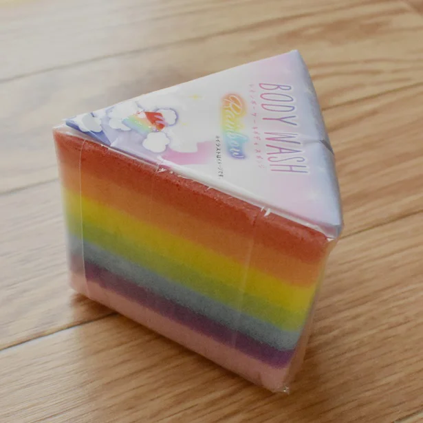 【画像】流行のレインボーケーキがお風呂でも?