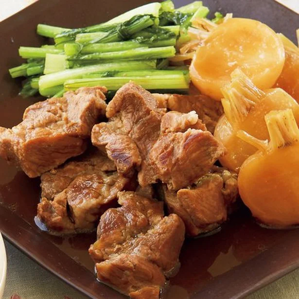 「豚肉とごろっとかぶのさっぱり煮」