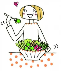 野菜を先にた～っぷり食べれば、太らない！