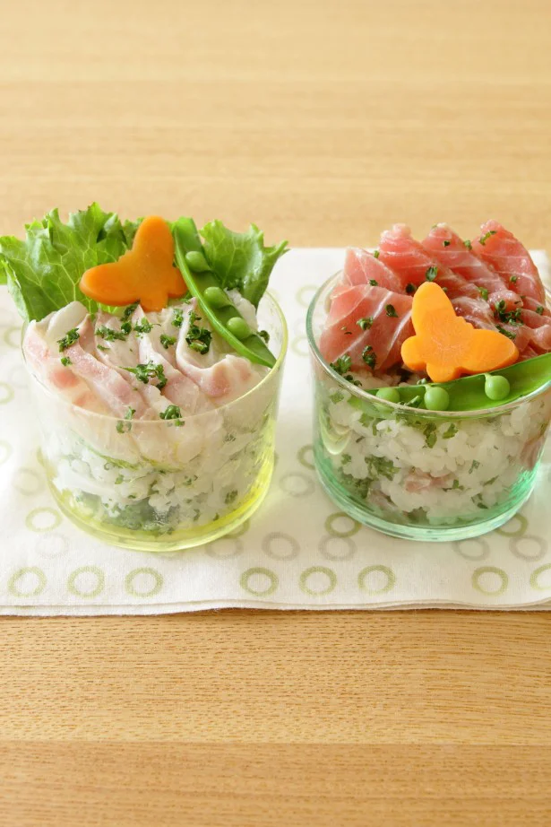 父の日にも！初夏のおもてなしにも！「カップで手こねずし」
