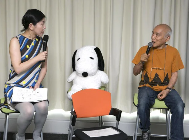 谷川俊太郎さん、甲斐みのりさんのお話に一同ホロリ・・・