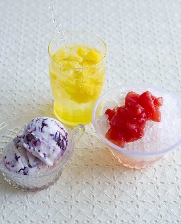 アイスクリームも！かき氷シロップも！簡単ポリ袋おやつ