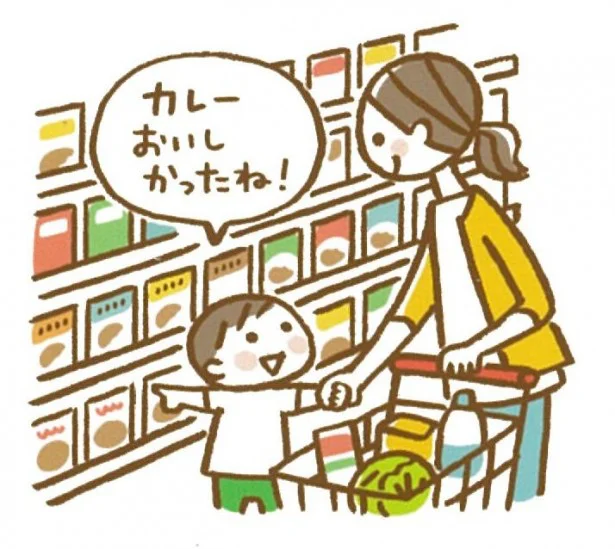 3）食べたら1週間以内をめどに買い足して （イラスト内田深雪）