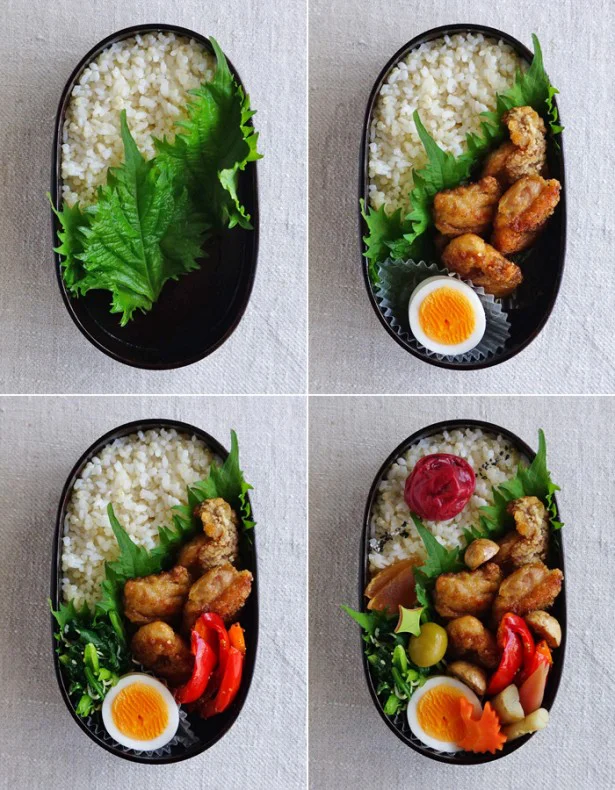 まずここから！基本のお弁当の詰め方～鶏の竜田揚げ弁当