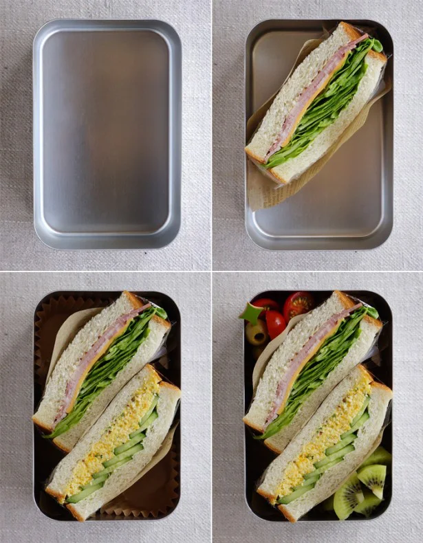 まずここから！基本のお弁当の詰め方～サンドイッチ弁当