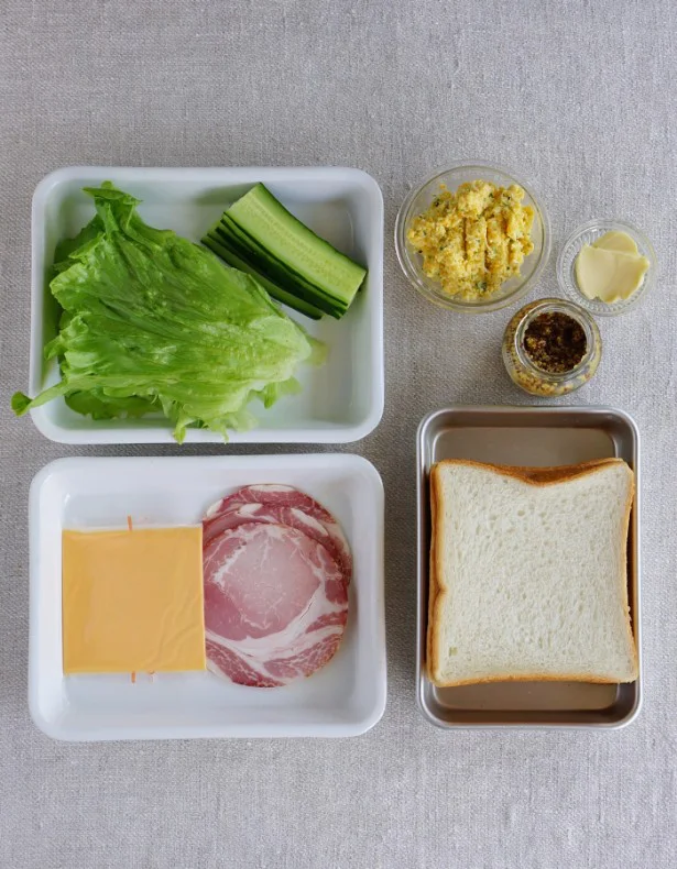 まずここから 基本のお弁当の詰め方 サンドイッチ弁当 画像4 5 レタスクラブ まずここから 基本のお弁当の詰め方 サンドイッチ弁当 画像4 5 レタスクラブ