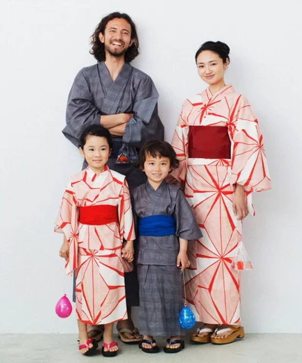 今年の浴衣は「親子でおそろ」が正解