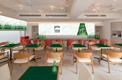 期間限定カフェ「PERRIER Summer Lounge - Sparkling Cafe」