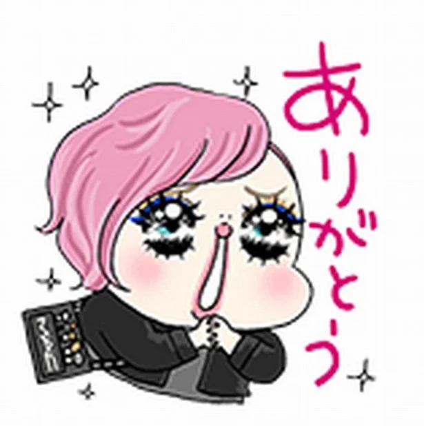 大人きゃわ！「ツヤ子」LINE無料スタンプが使える