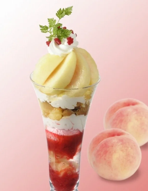 夏限定の｢桃メニュー｣でクールにとろけて