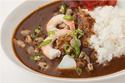 恐ろしいほど辛いというシーフードカレー「鬼辛い！？シーフードカレー」