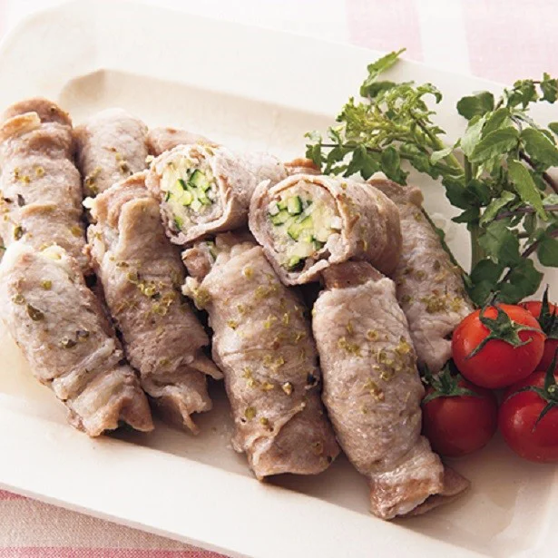 明日のお弁当に！「ズッキーニの豚肉ロール」
