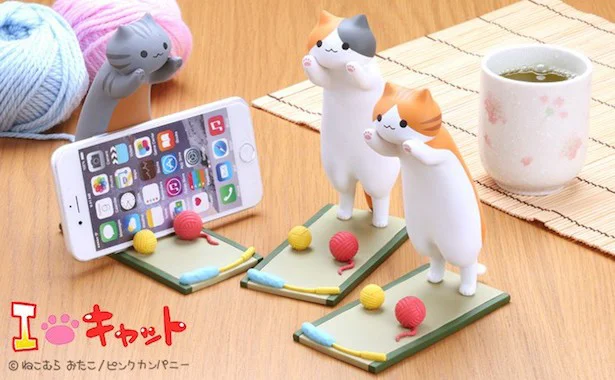 アイキャット/スマホスタンド Iキャットとびかかりスタンド  2,592円(税込）