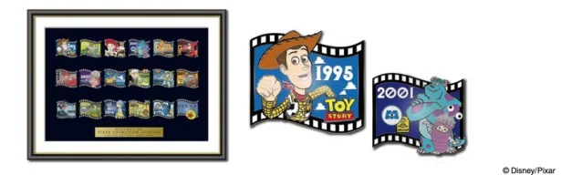 1995年公開の長編作品第一作「トイ・ストーリー」から、最新作「ファインディング・ドリー」までのポストカードを収めた、豪華な内容の「ピクサー フレーム切手セット」