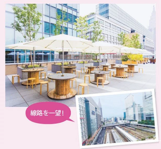 新宿駅直結に緑のオアシス「NEWoMan ザ・ガーデン」