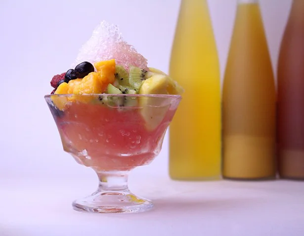 100種類の果実酒で味わう新しいかき氷！ 
