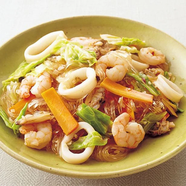 魚介のうまみをたっぷり吸った、はるさめがおいしい!