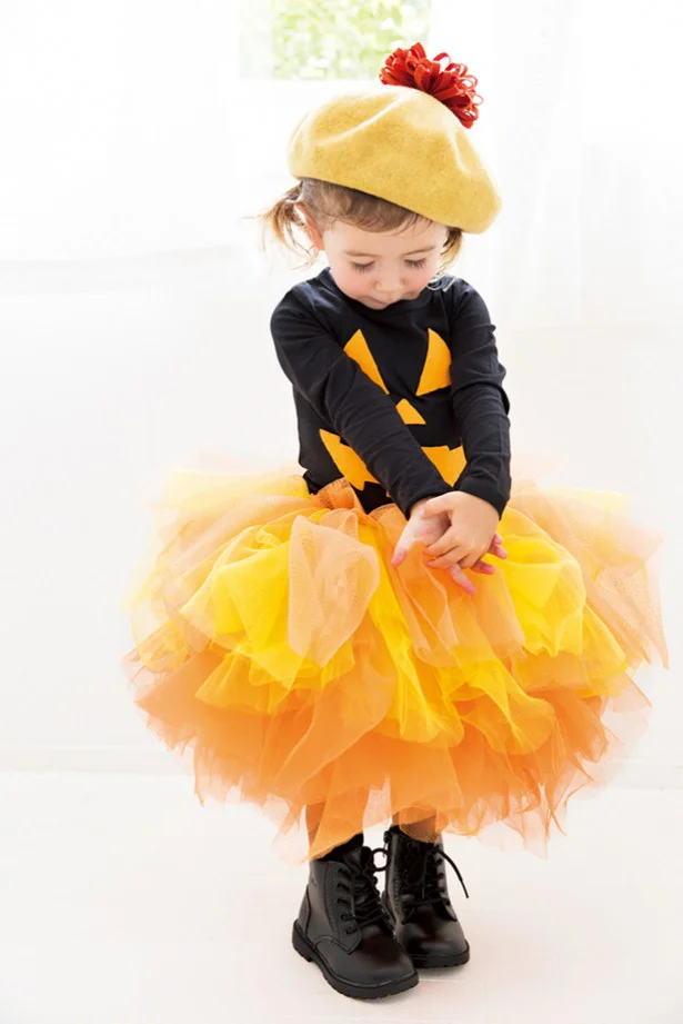たった400円でかわいい！100均水切りネットで「ハロウィーン衣装」