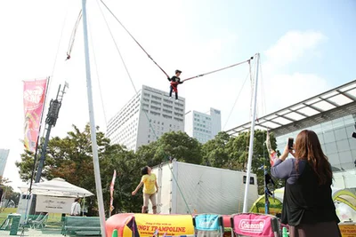 逆バンジーもこのイベントならではの体験