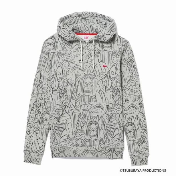 ウルトラマン　ウルトラ怪獣　ラコステ　LACOSTE　コラボ限定パーカー ウルトラマン ウルトラ怪獣 ラコステ LACOSTE コラボ限定