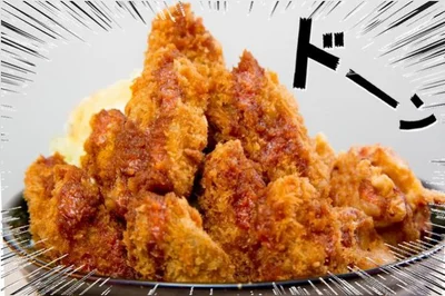 かきフライ＆から揚げ山盛りの「モンスター丼」が満腹すぎて超幸せ